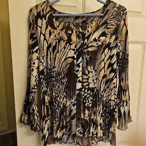 Stylish Animal Print Women's Top